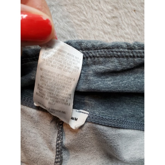 Lot Of 2 Ardene Activewear Leggings Women Medium Black Gray Polyester Skinny Leg - Picture 8 of 13